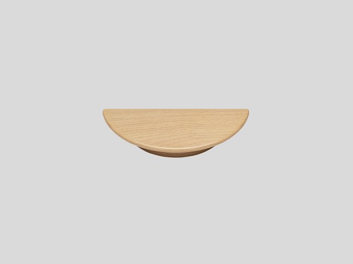 128 — Poignée en bois, Chêne, Mat
