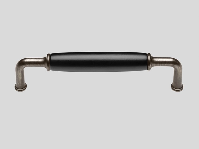 210 — Poignée métallique, Noir/anthracite, Brossé