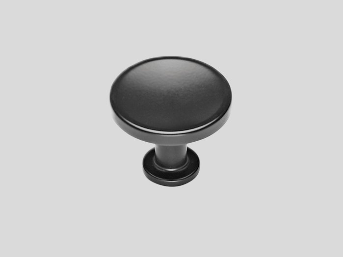 242 — Bouton métallique, Noir, Mat