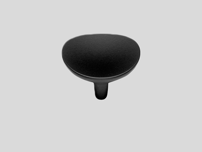 244 — Bouton métallique, Noir, Mat