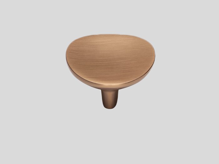 246 — Bouton métallique, couleur bronze métallique, Mat