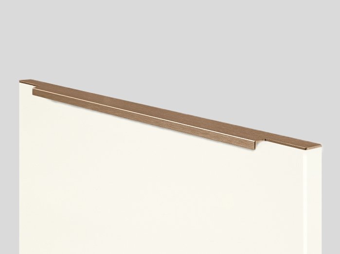 810 — Poignée profilée, couleur bronze métallique, Mat