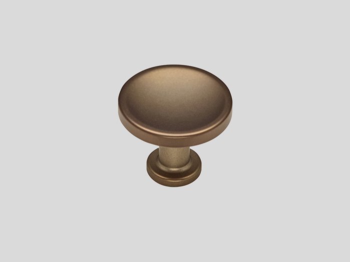 831 — Bouton métallique, couleur bronze métallique, Mat